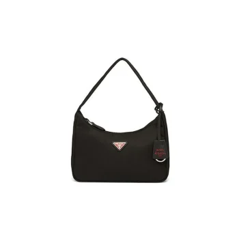 PRADA(プラダ) Re-Edition 2000 ナイロン ミニバッグ ブラック/レッド