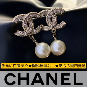 【国内発送/直営店】ゴールドパールピアス 2*3.4cm