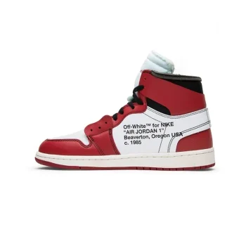 エアジョーダン AIR JORDAN エア オフホワイト ハイ ホワイト エアジョーダン 'CHICAGO' スニーカー メンズ 【 AIR OFFWHITE X 1 RETRO HIGH OG WHITE BLACKVARSITY REDBLACK 】