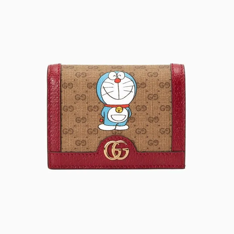 DORAEMON x GUCCI カードケース (コイン＆紙幣入れ付き)