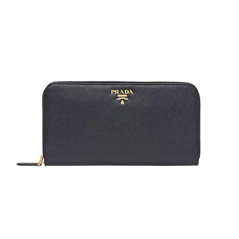 PRADA(プラダ) サフィアーノレザー 財布 ブラック
