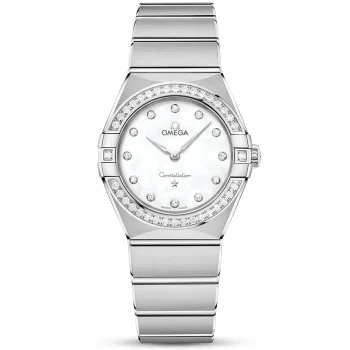 Constellation Manhattan 28mm Steel Diamond Dial and Bezel Watch
