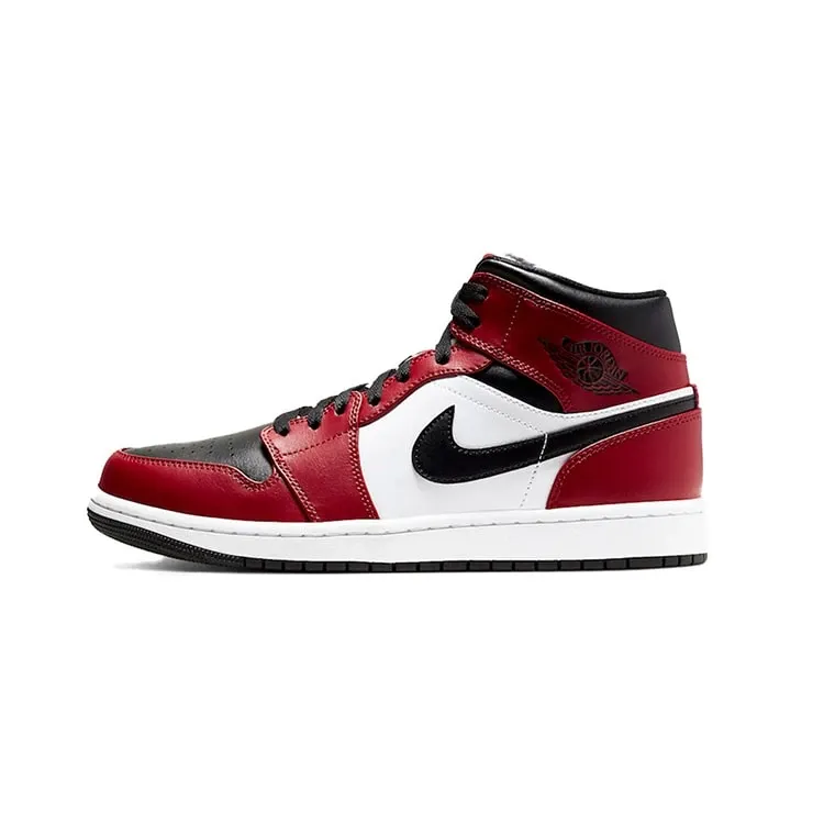 NIKE ナイキ AIR JORDAN 1 MID 'CHICAGO BLACK TOE' エア ジョーダン ワン ミッド "シカゴ ブラック トゥ" メンズ スニーカー BLACK/GYM RED-WHITE ブラック/ジムレッド-ホワイト 554724-069【限定モデル】