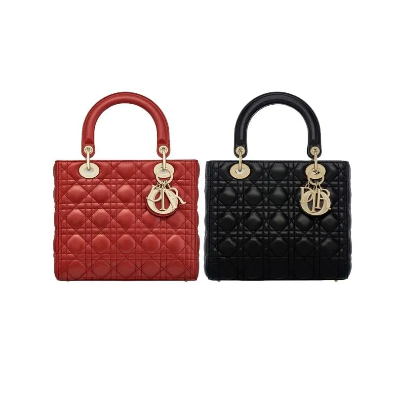 Dior(ディオール) ラムスキン Lady Dior バッグ 2色