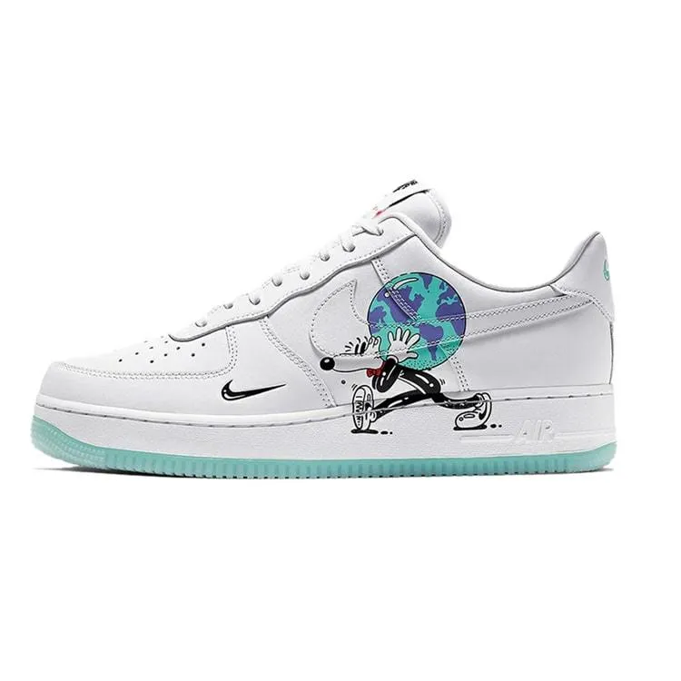 Nike Steven Harrington x Air Force One Low Fly Leather "Earth Day" Men's Women's Sneakers
