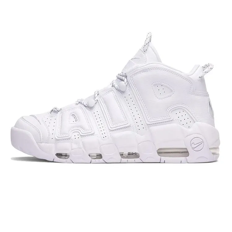 NIKE ナイキ AIR MORE UPTEMPO '96 エアモアアップテンポ メンズ レディース スニーカー Triple White トリプルホワイト 【限定モデル】