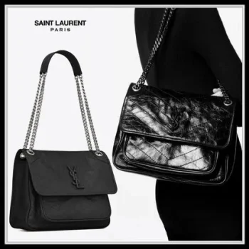Saint Laurent なし☆モノグラム エンベロープ チェーンウォレット