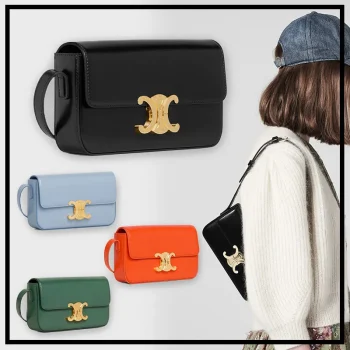 新作 CELINE♪ トリオンフ ショルダーバッグ カーフスキン