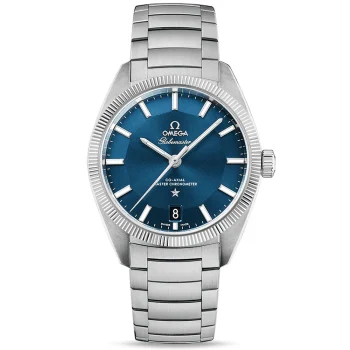 Constellation Globemaster 39mm Blue Dial Bracelet Watch