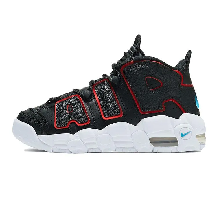 NIKE ナイキ AIR MORE UPTEMPO GS 'BRED' キッズサイズモデル エア モア アップテンポ "ブレッド" キッズ レディース スニーカー BLACK/WHITE/UNIVERSITY RED【海外展開 日本未入荷】
