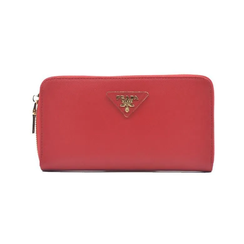 PRADA(プラダ) サフィアーノレザー 財布 レッド