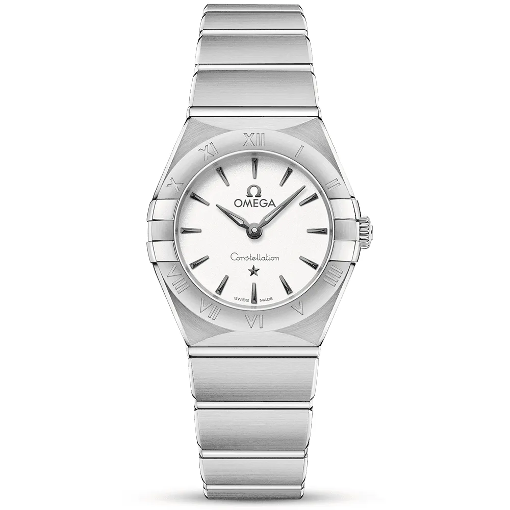 Constellation Manhattan 25mm White/Black Index Dial Ladies Watch