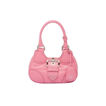 PRADA(プラダ) プラダ ムーン パデッドナッパレザー バッグ ピンク