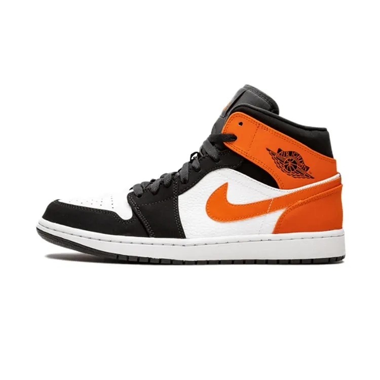 NIKE ナイキ AIR JORDAN 1 MID 'STARFISH BLACK' エア ジョーダン ワン ミッド "スターフィッシュ ブラック" メンズ レディース スニーカー BLACK/STARFISH-WHITE ブラック/スターフィッシュ-ホワイト