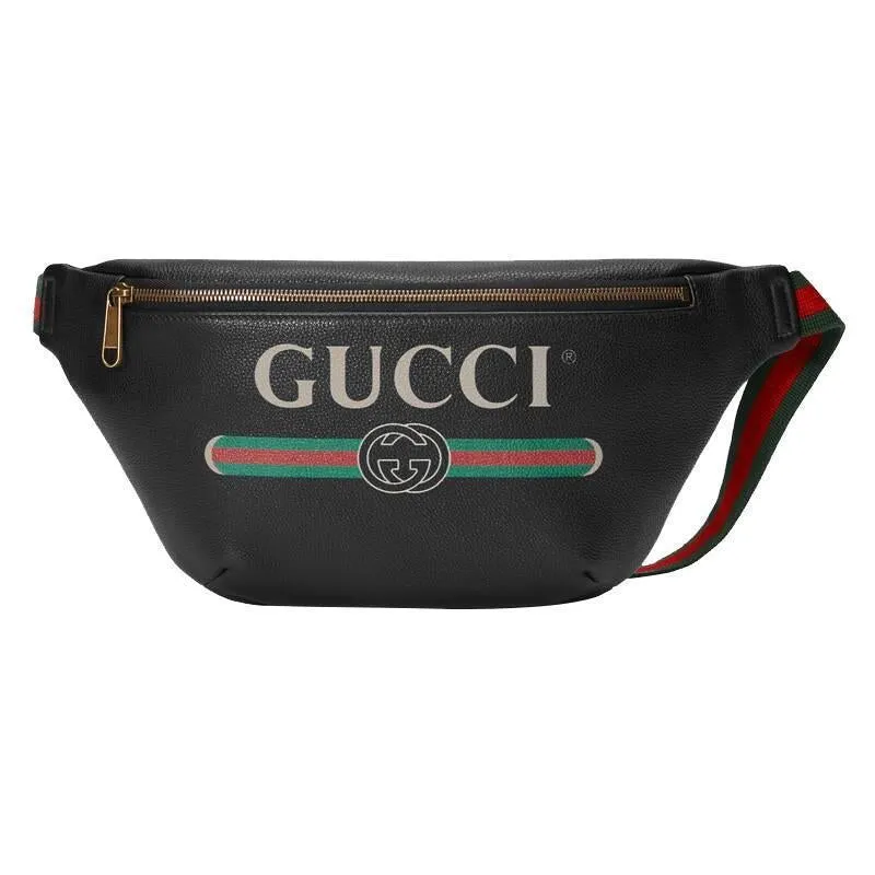 GUCCI(グッチ) 〔グッチ プリント〕レザー ベルトバッグ