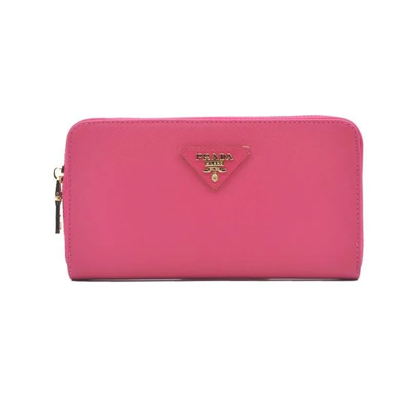 PRADA(プラダ) サフィアーノレザー 財布 ローズレッド