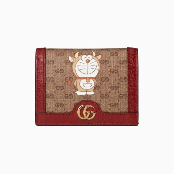 DORAEMON x GUCCI カードケース (コイン＆紙幣入れ付き)