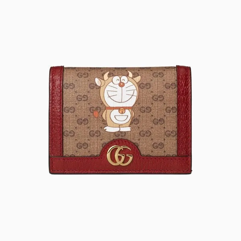 DORAEMON x GUCCI カードケース (コイン＆紙幣入れ付き)