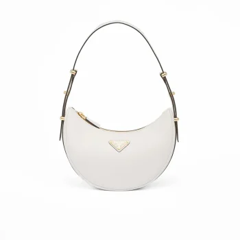 PRADA(プラダ) プラダ アーケ レザーショルダーバッグ ホワイト