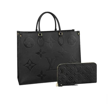 LOUIS VUITTON オンザゴー GM 長財布 2点セット お得 M45595