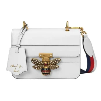 GUCCI(グッチ)〔クイーン マーガレット〕レザー トップハンドルバッグ