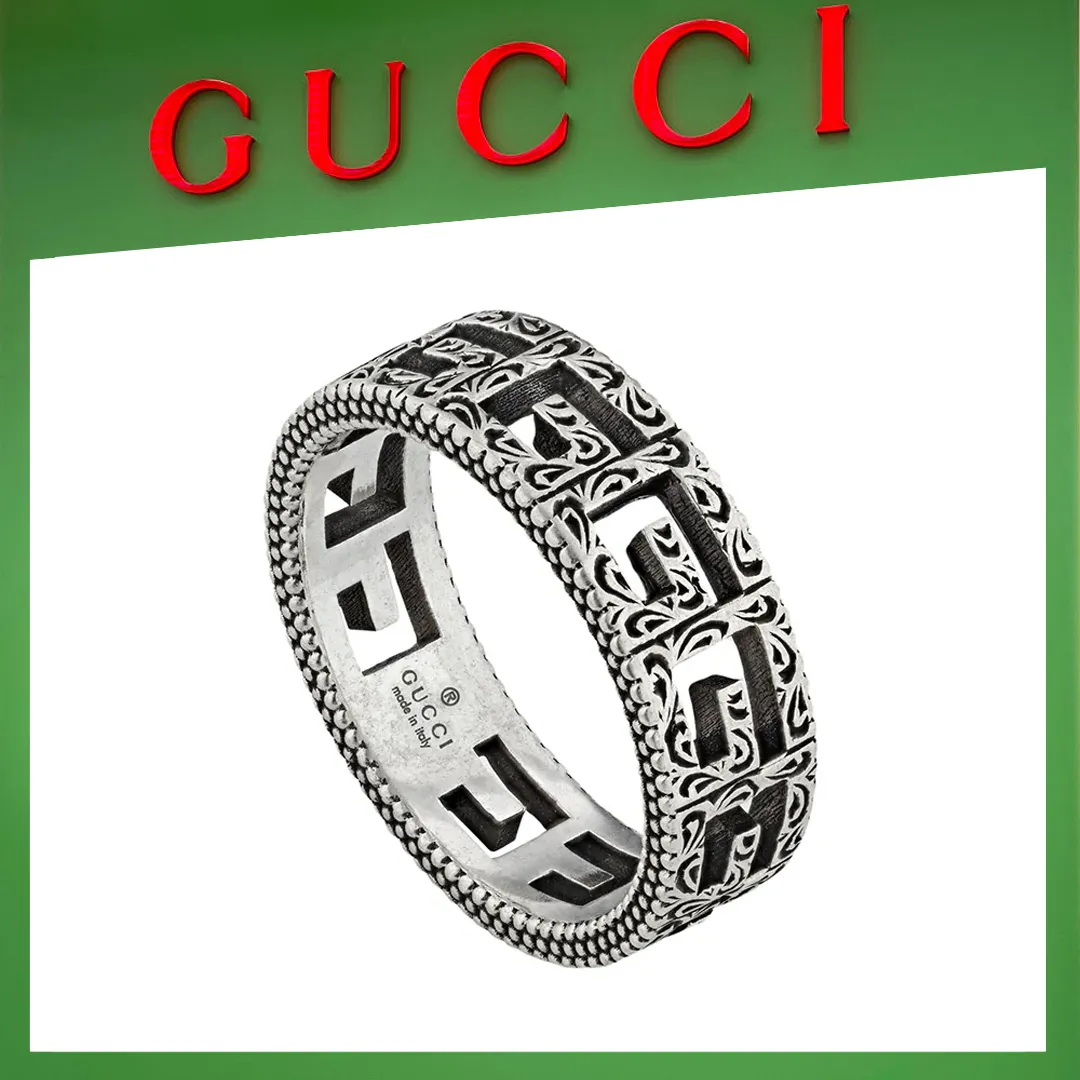 【国内発送/直営店】メンズ・レディース スクエアG 指輪