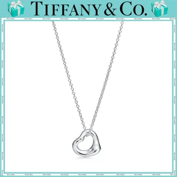 【国内発送/直営店】Elsa Peretti®シリーズ  オープン ハート ペンダント シルバー 幅 11mm