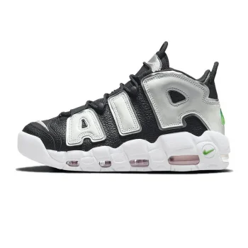 NIKE WMNS NIKE AIR MORE UPTEMPO BLACK WHITE GREEN 【海外展開 日本未入荷】