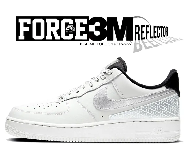 Nike 3M x Air Force 1 '07 SE 'Summit White' CT1992-100