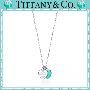 【国内発送/直営店】Return to Tiffany™シリーズ Double Heart Tag シルバー エナメル ネックレス