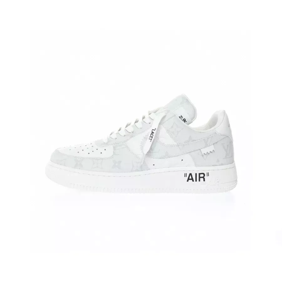 【日本未入荷】♪超入手困難LOUIS VUITTON X NIKE AIR FORCE1 白いエンボスパターン【本物保証】【代金引換】