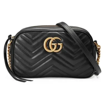 GUCCI(グッチ) 〔GGマーモント〕キルティング スモール ショルダーバッグ