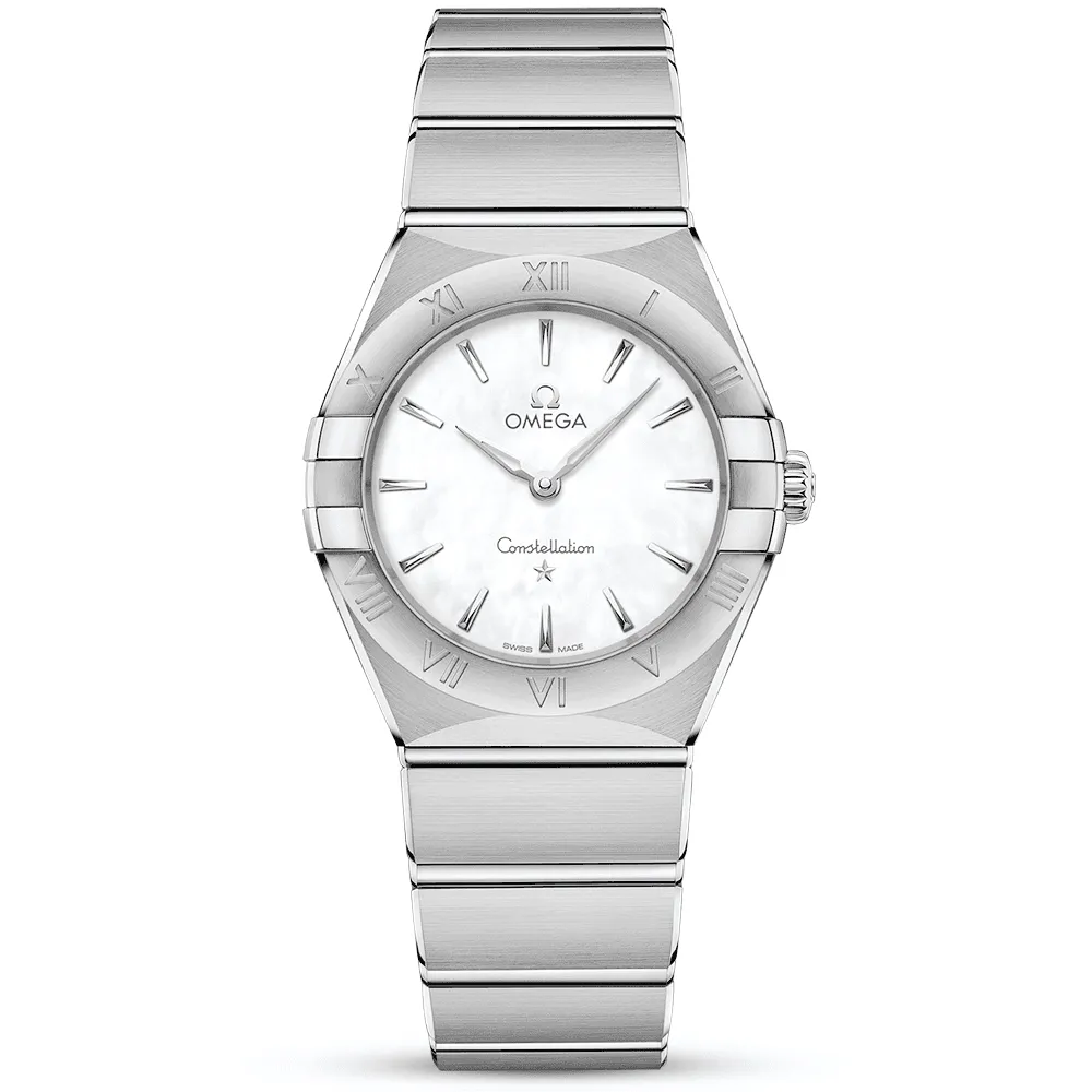 Constellation Manhattan 28mm White Mother of Pearl Ladies Watch