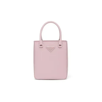 PRADA(プラダ) スモール ブラッシュドレザー トートバッグ ピンク