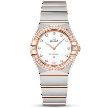 Constellation Manhattan 28mm Two-Tone Diamond Dial and Bezel Watch