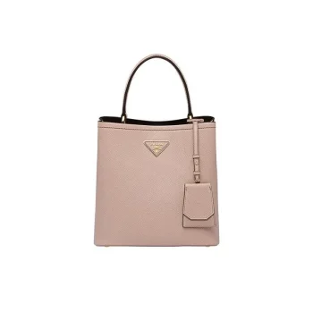 PRADA(プラダ) パニエ サフィアーノレザーバッグ ライトピンク
