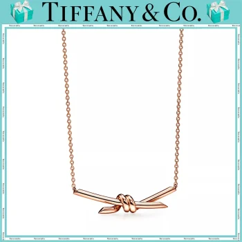 【国内発送/直営店】Tiffany Knotシリーズです 18Kローズゴールドのネックレスです