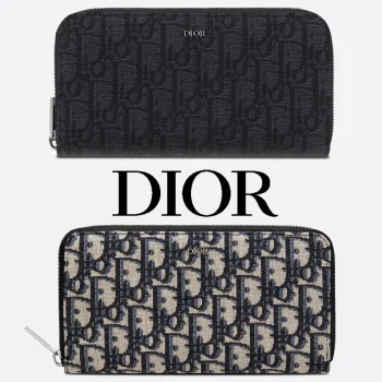 DIOR*オブリークジャガード ロングウォレット*モノグラム財布