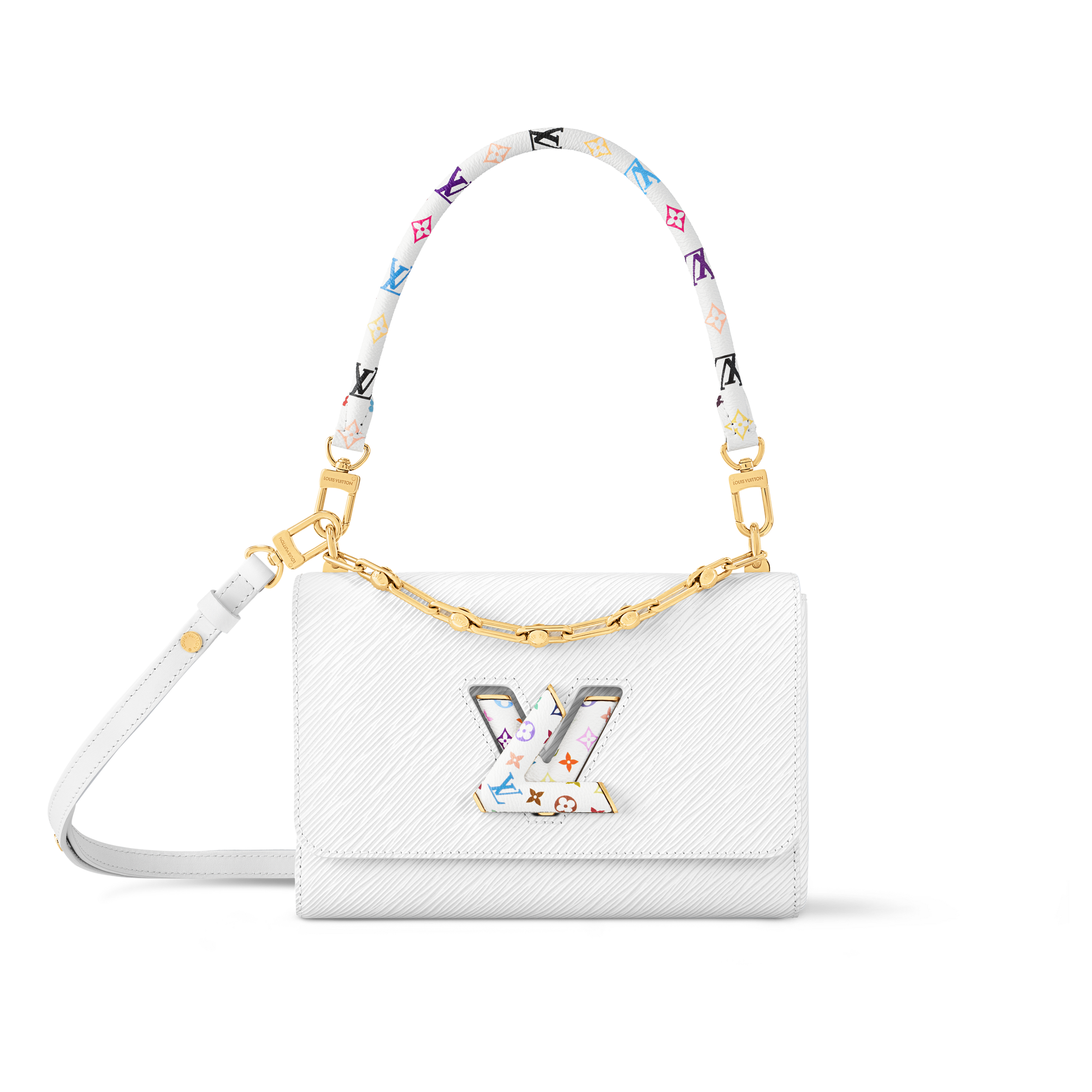 ルイ・ヴィトン(Louis Vuitton) LV × TM ツイスト MM - ホワイト